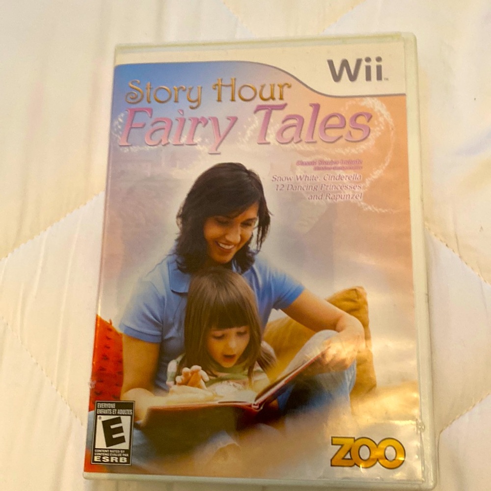 Zoo story hours Fairy Tales Wii disc